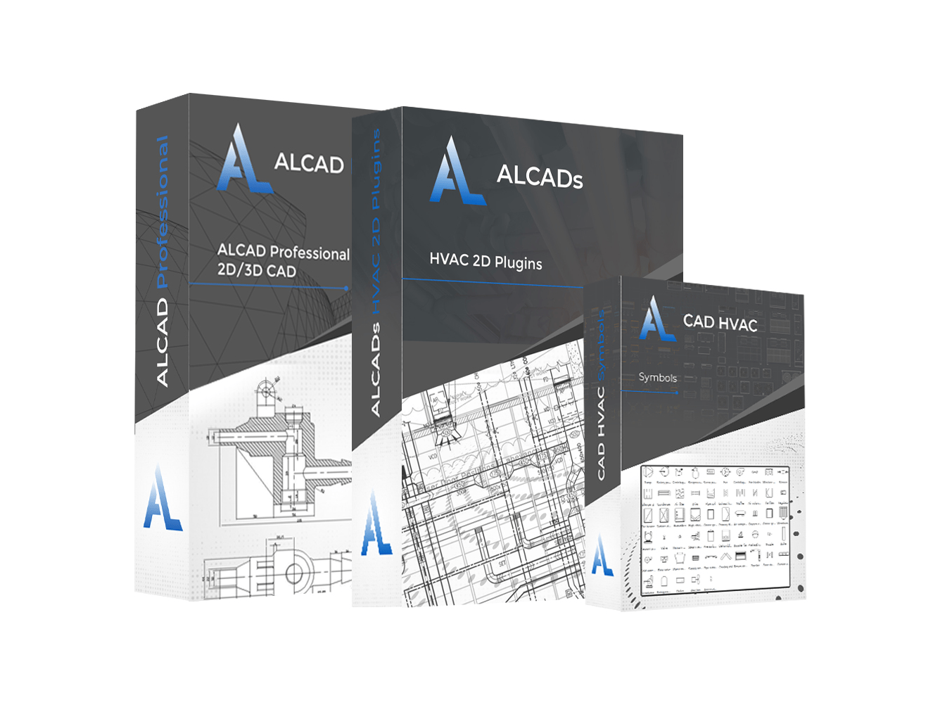 ALCAD Professional 2D/3D with all 2D & 3D MEP Plugins