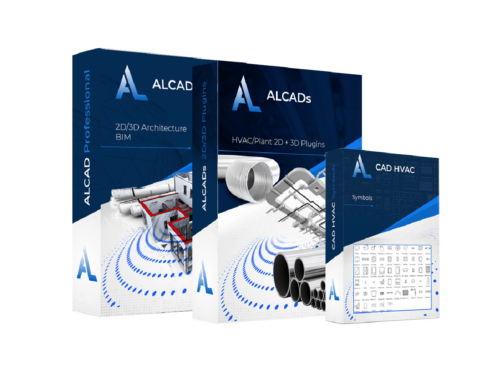 ALCAD Professional 2D/3D with all 2D & 3D MEP Plugins